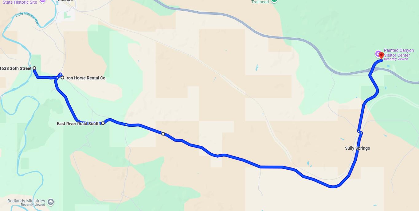 Sully Creek and Painted Canyon